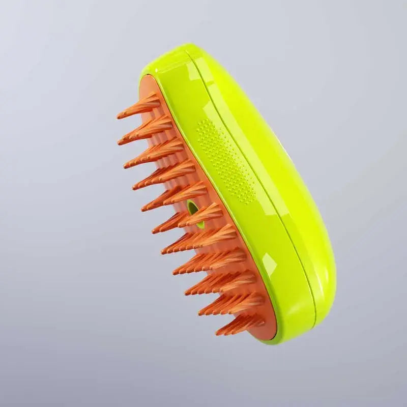 Electric steam cleaning brush for pets