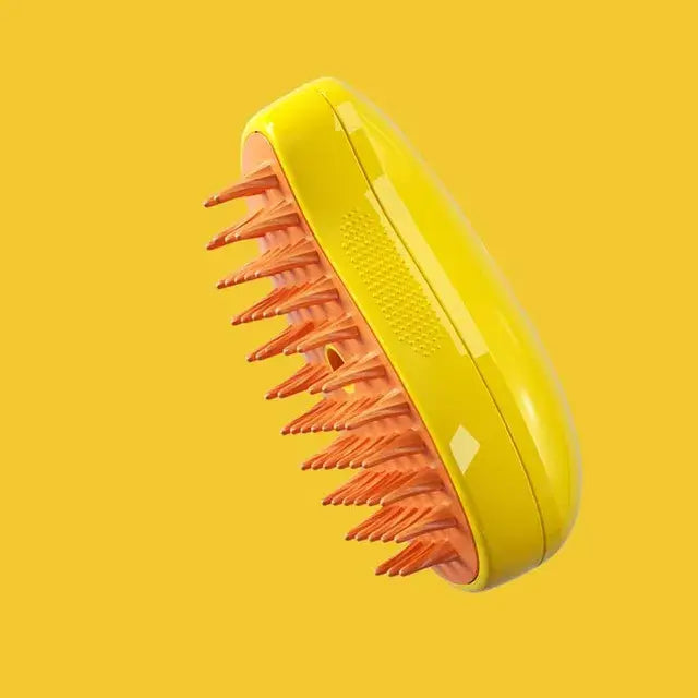 Electric steam cleaning brush for pets